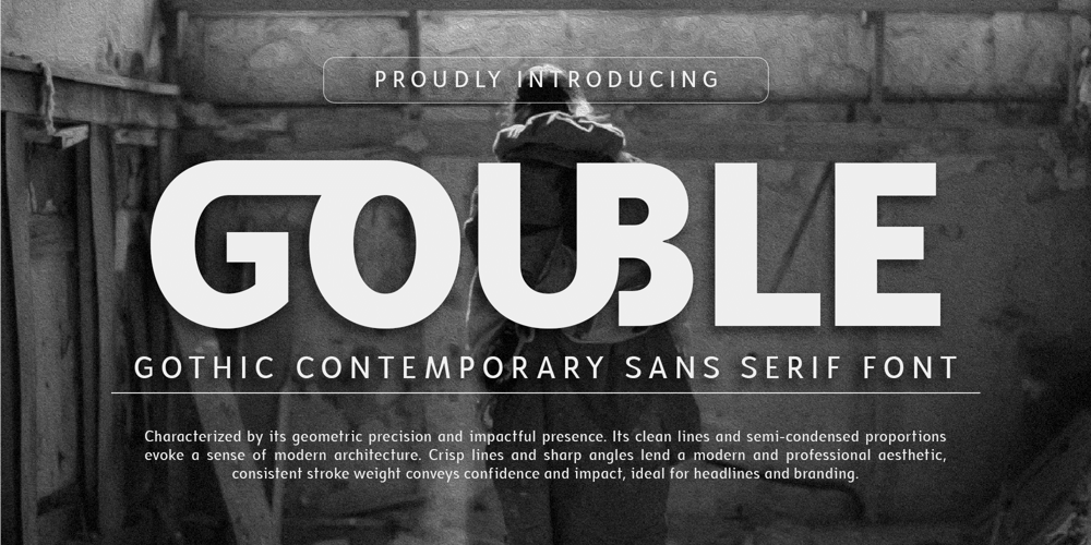 Gouble font