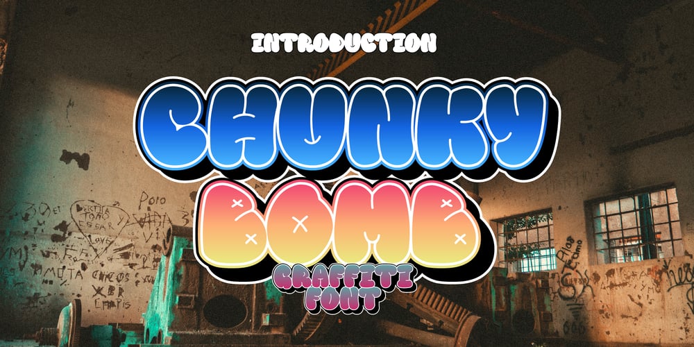 Chunky Bomb font