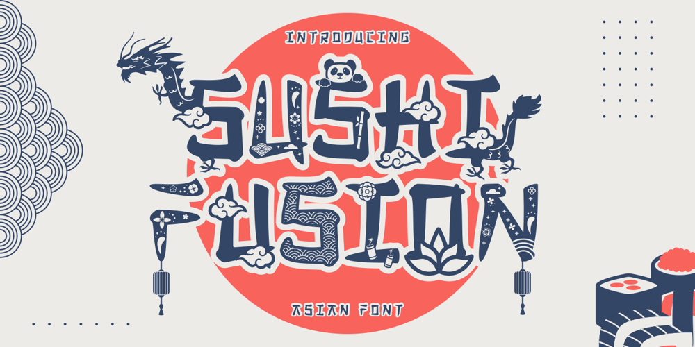 Sushi Fusion font