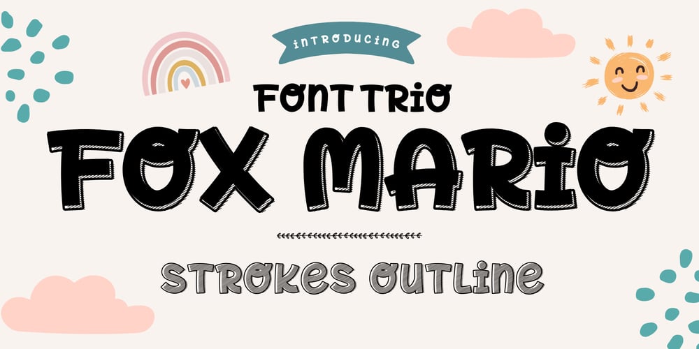 Fox Mario font