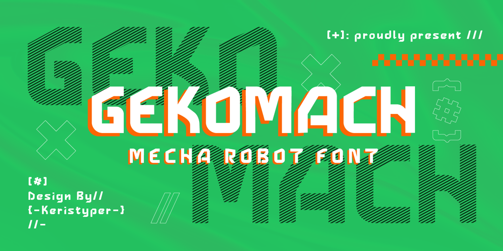 Gekomach font