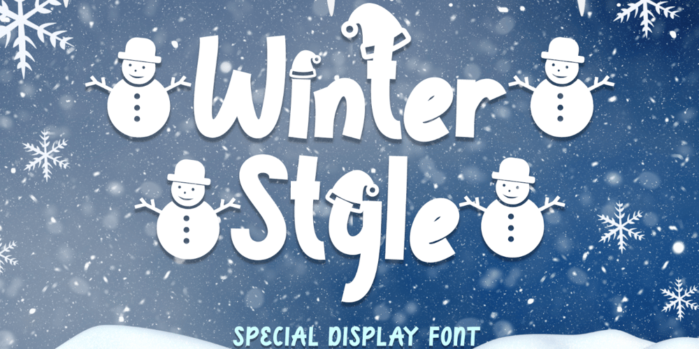 Winter Style font