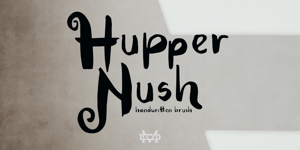 Hupper Nush font
