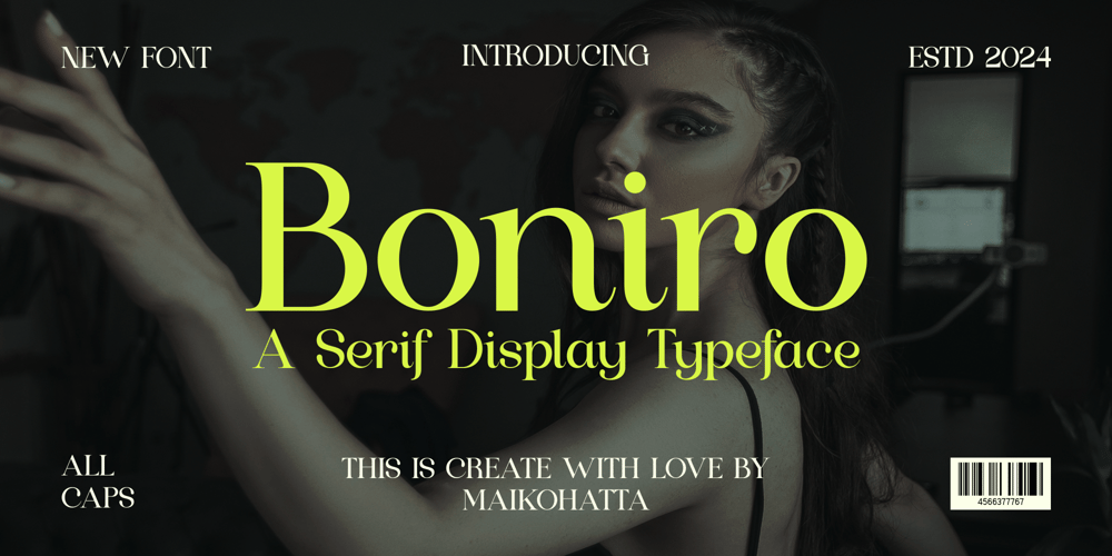 Boniro font