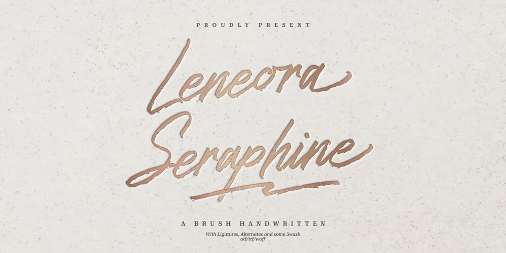 Leneora Seraphine font