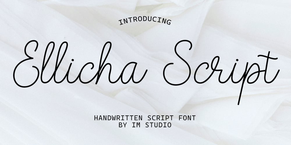Ellicha Script font