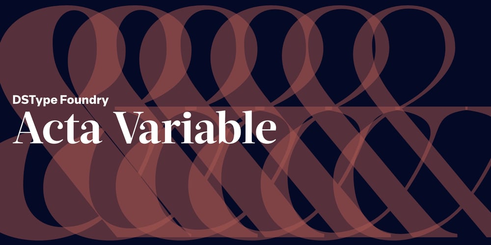 Acta Variable font