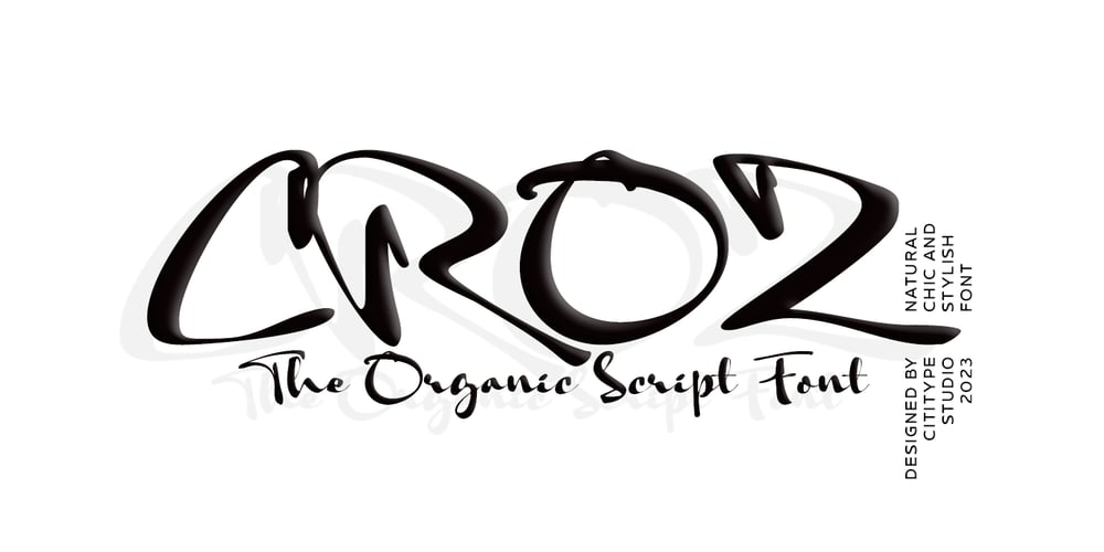 Croz font
