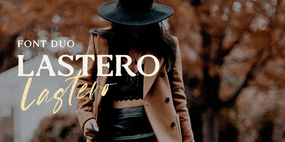 Lastero font