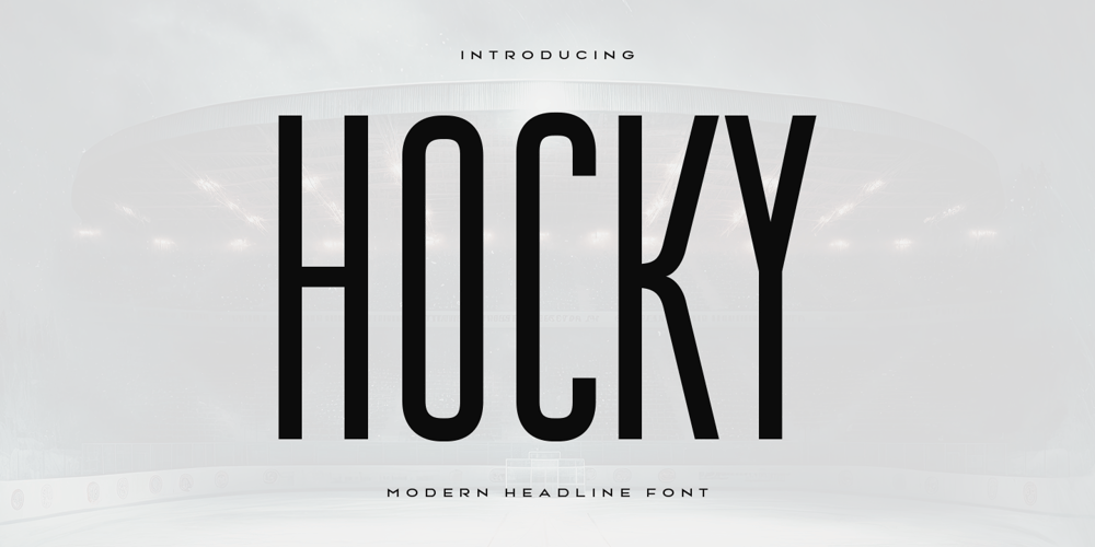 Hocky font