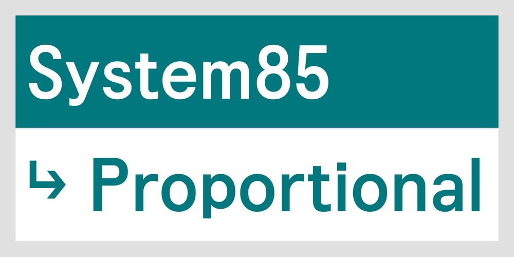System85 font