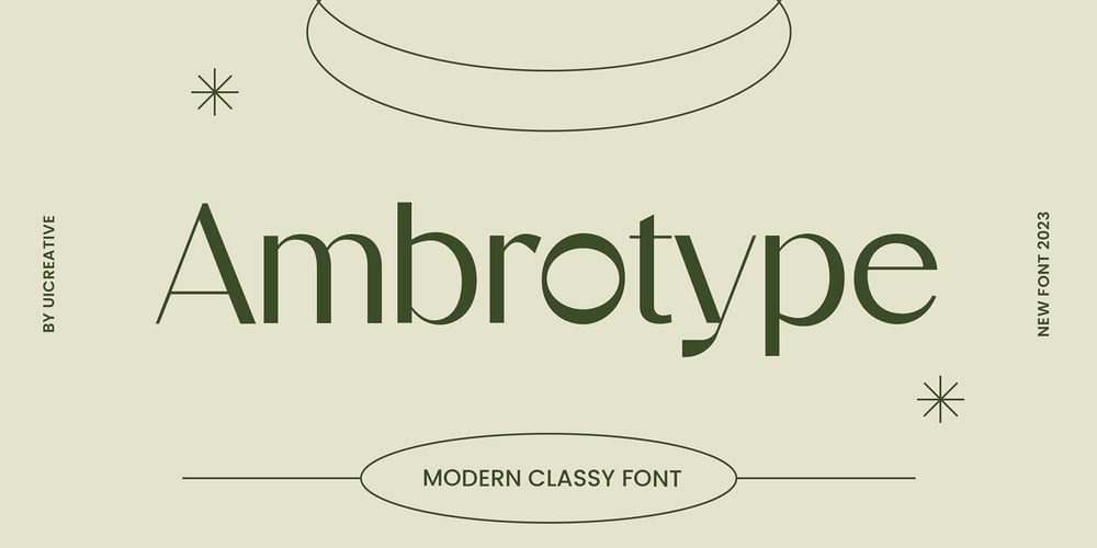 Ambrotype font