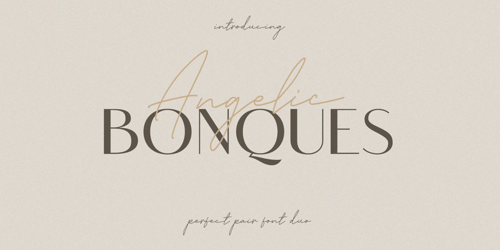 Angelic Bonques font