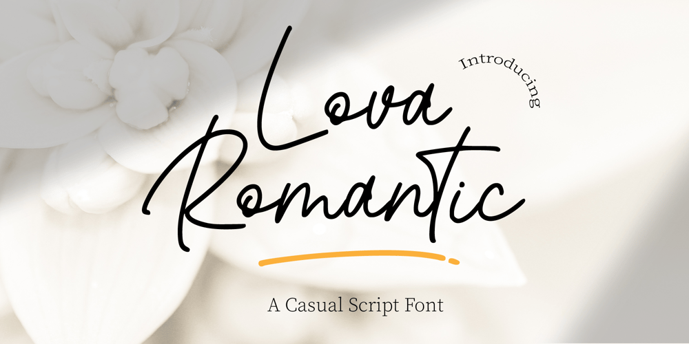 Lova Romantic font