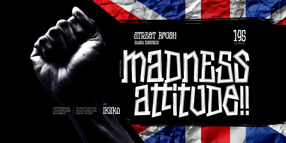 Madness Attitude font