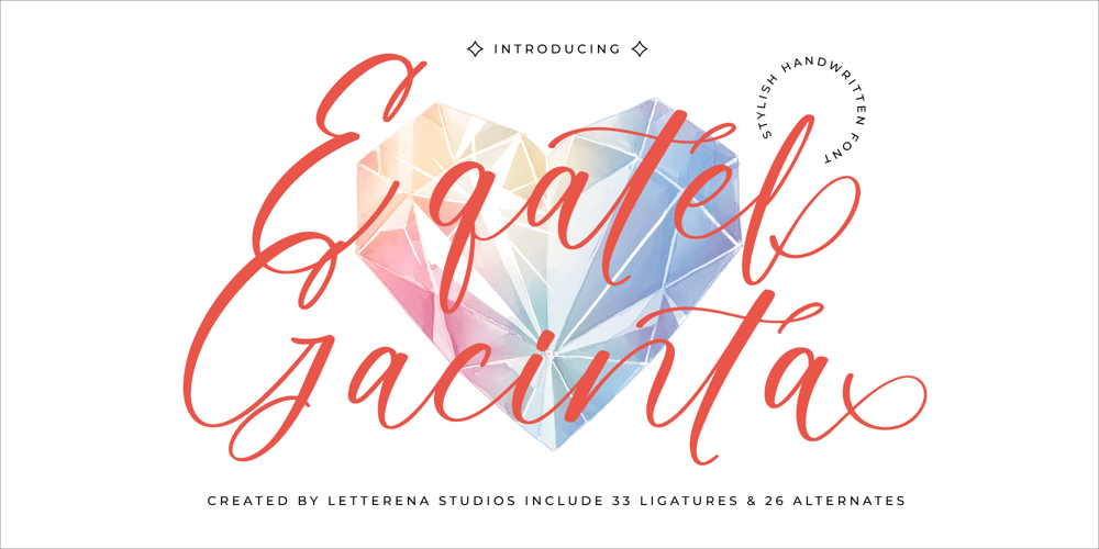 Eqatel Gacinta font