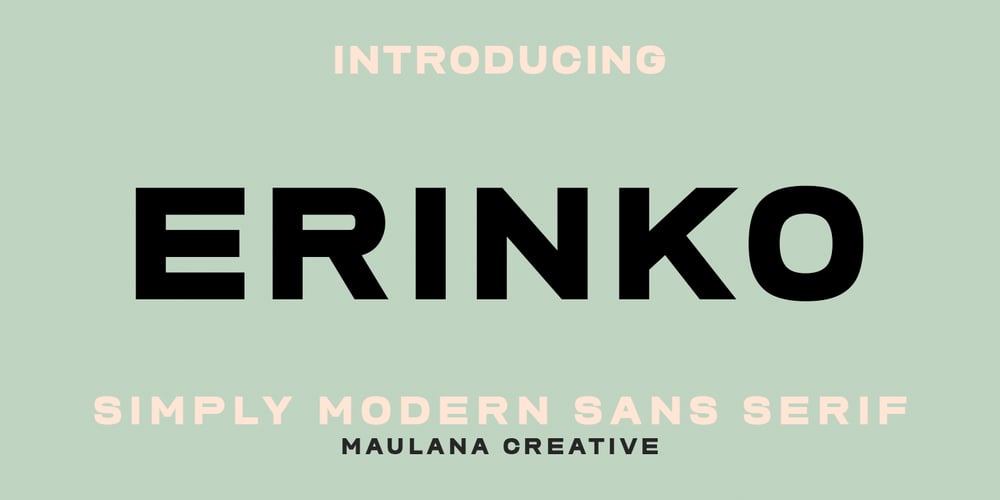 MC Erinko font