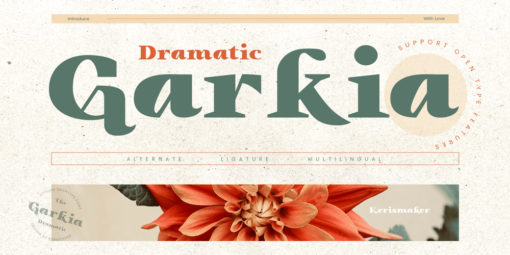 Garkia font