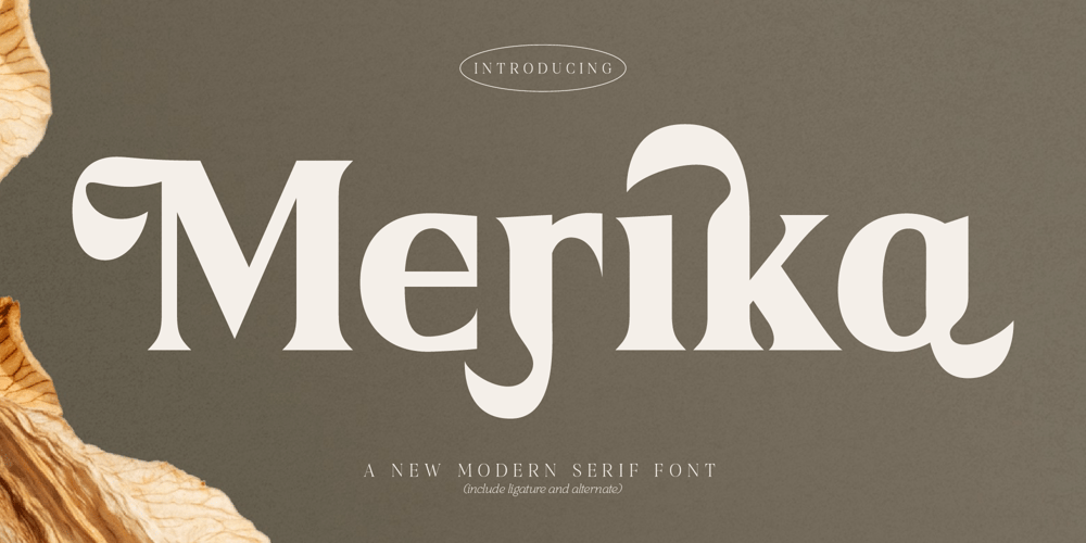 Merika font