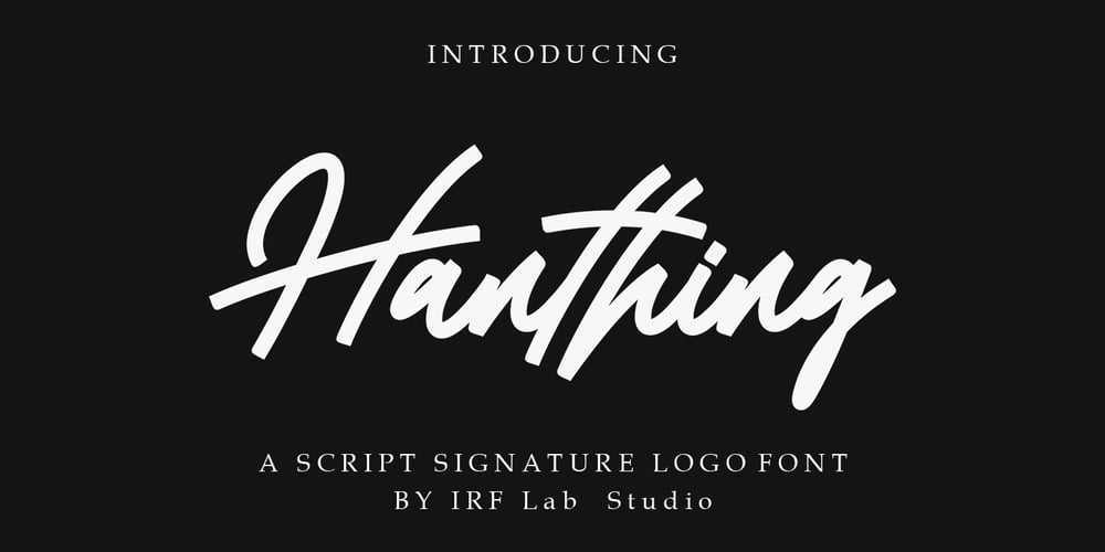 Hanthing font