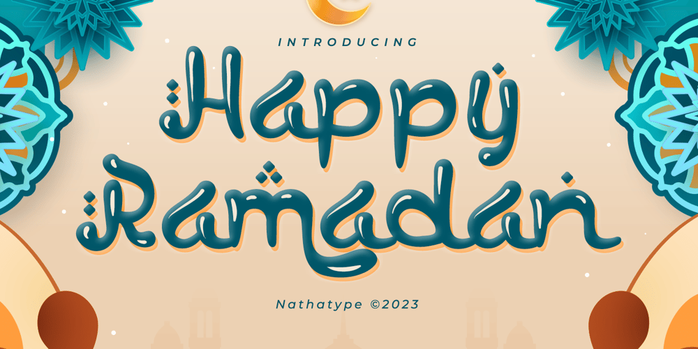 Happy Ramadan font