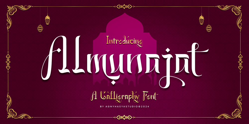 Almunajat font
