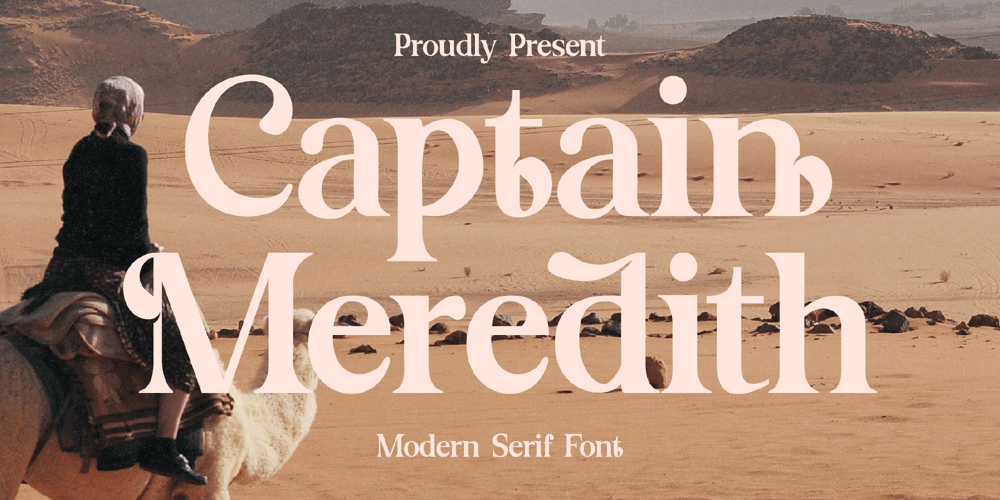 Captain Meredith font