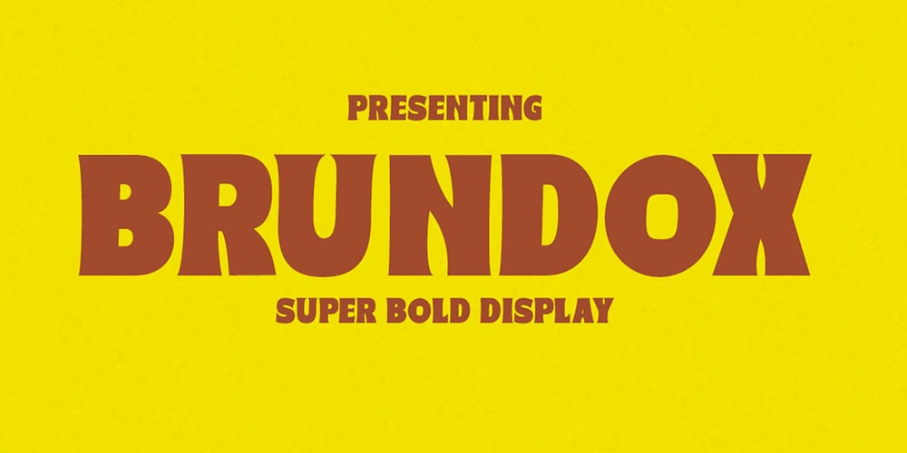 Brundox font