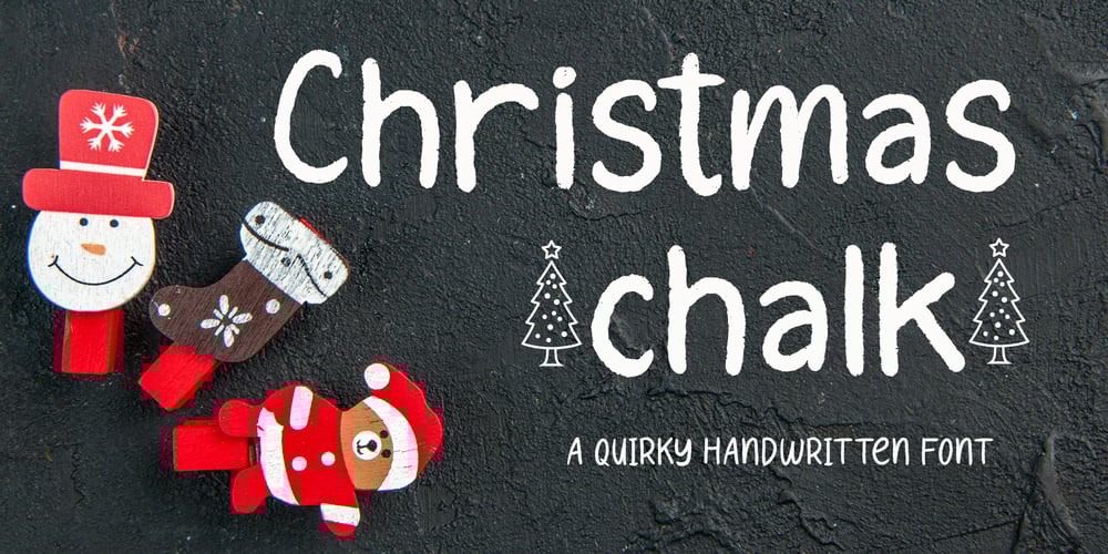 Christmas Chalk font