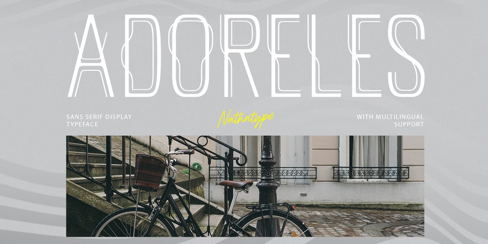 Adoreles font