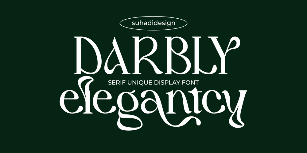 Darbly Elegantcy font