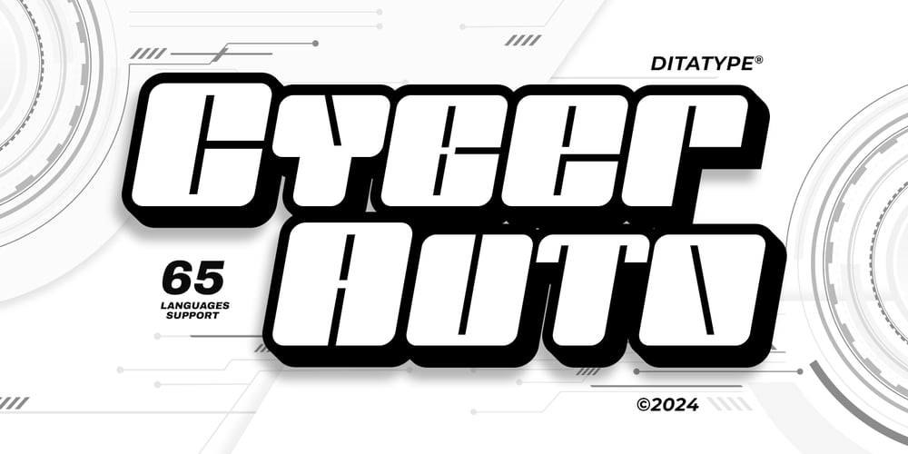 Cyber Auto font