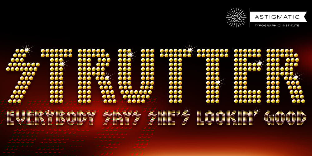 Strutter AOE font