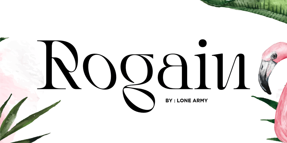 Rogain font
