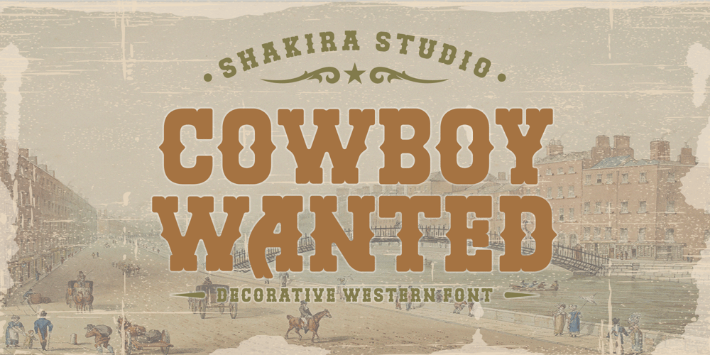 Cowboy Wanted font