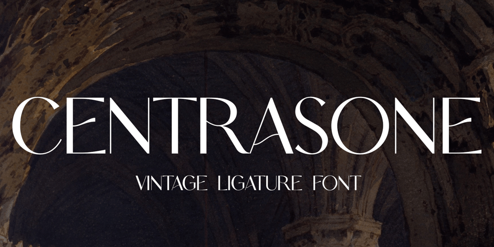 Centrasone font
