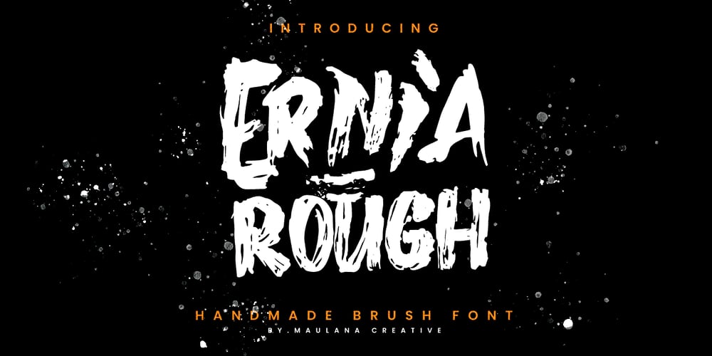 MC Ernia Rough font