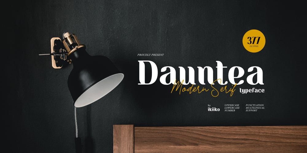 Dauntea font
