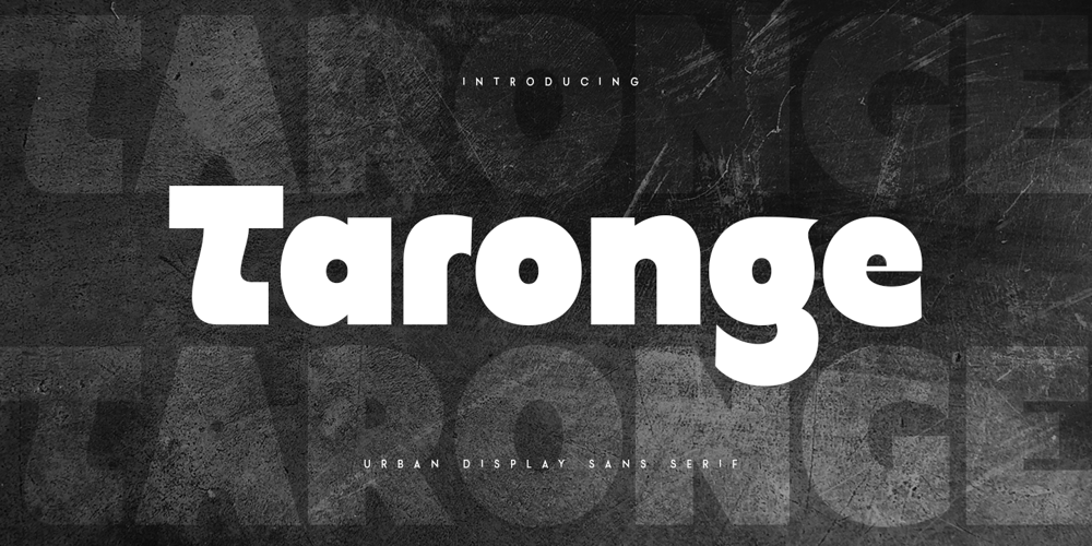 Taronge font
