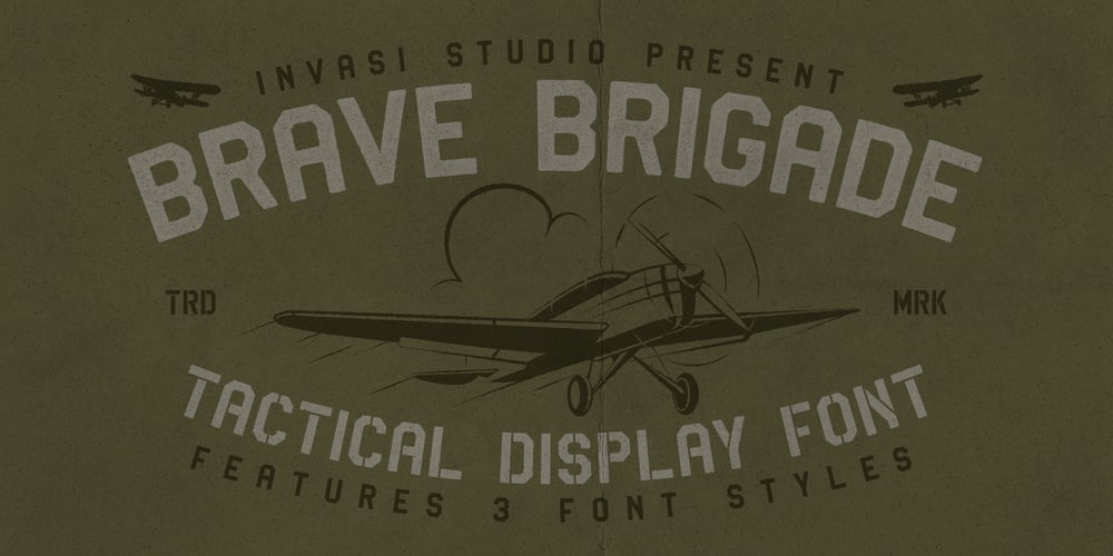 Brave Brigade font
