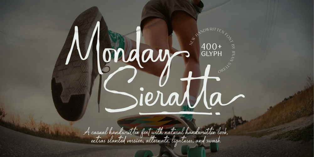 Monday Sieratta font
