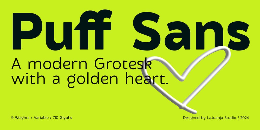 Puff Sans font