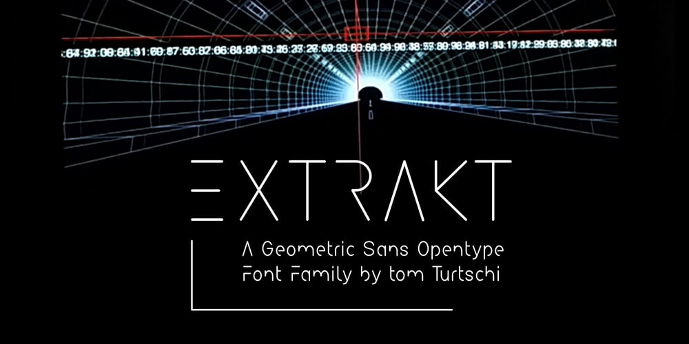 Extrakt font