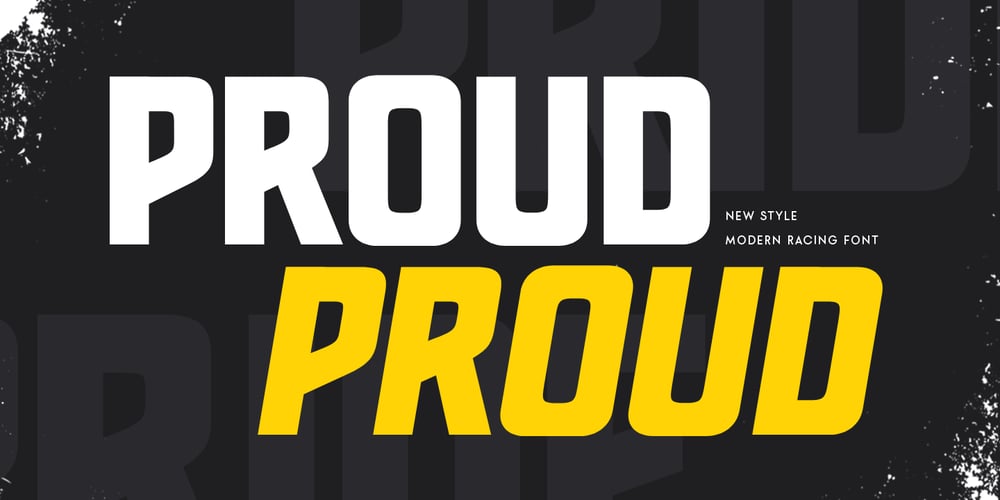 Proud font