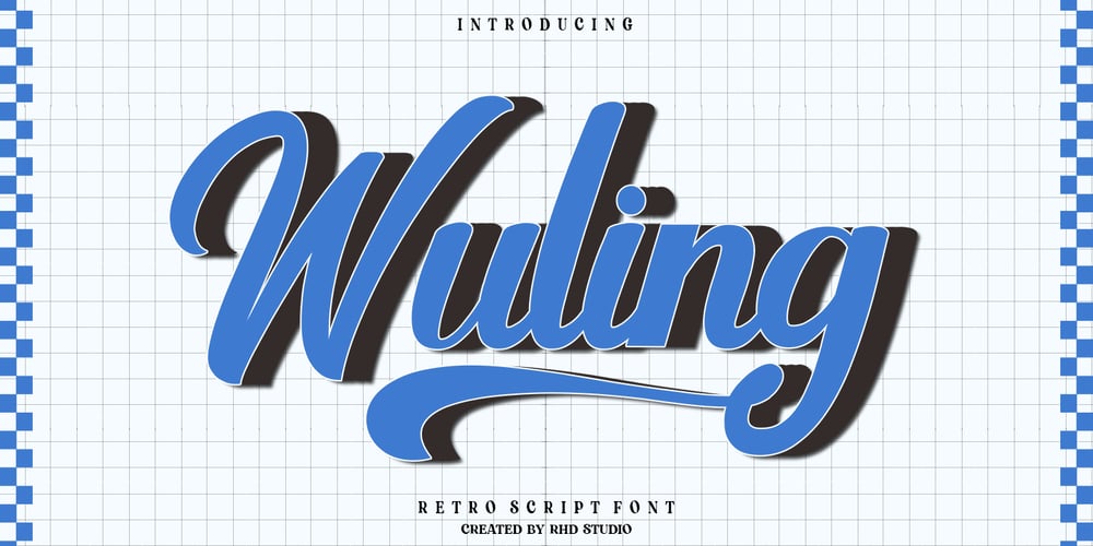 Wuling Retro font
