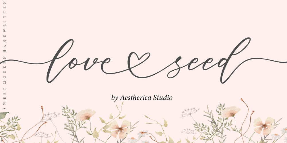 Love seed font