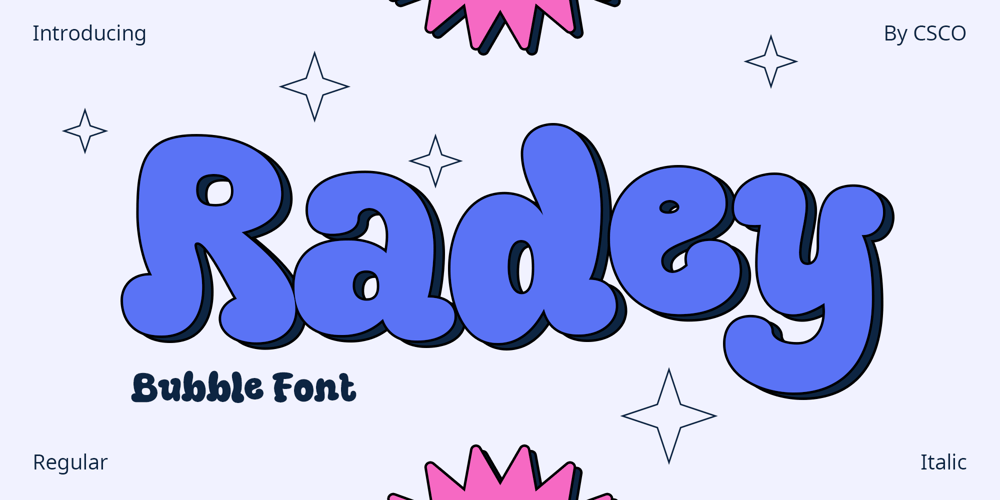 Radey font