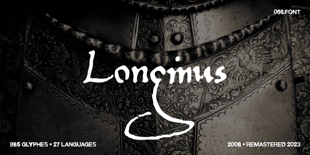 Longinus font