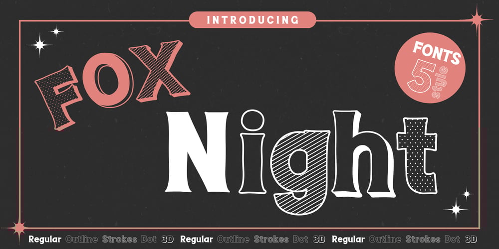 Fox Night font