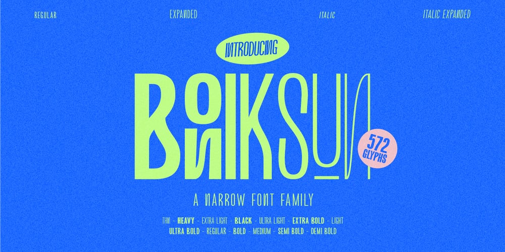 Boniksun font